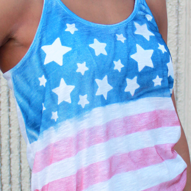 diy shirt for fourth of july