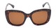Front of Amelia #6971 in Tortoise Frame with Amber Lenses