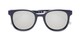 Folded of Blaire #6921 in Dark Blue Frame with Silver Mirrored Lenses