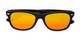 Folded of Brien #6230 in Black Frame with Orange Mirrored Lenses