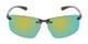 Front of Drew #2774 in Black Frame with Yellow/Blue Mirrored Lenses