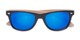 Folded of Emerson #54010 in Black/Tan Frame with Blue Mirrored Lenses