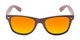 Front of Emerson #54010 in Brown Frame with Orange Mirrored Lenses
