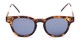 Front of Geary #540991 in Tortoise Frame with Blue Lenses