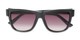 Folded of Gifford #541036 in Glossy Black/Grey Frame with Smoke Gradient Lenses