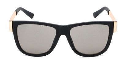 Front of Gifford #541036 in Matte Black/Gold Frame with Smoke Lenses