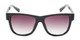 Front of Gifford #541036 in Glossy Black/Grey Frame with Smoke Gradient Lenses