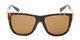 Front of Gifford #541036 in Matte Tortoise/Gold Frame with Amber Lenses