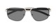 Folded of Gordie #8317 in Silver Frame with Grey Lenses