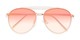 Folded of Harbor #3136 in Gold Frame with Pink Mirrored Gradient Lenses