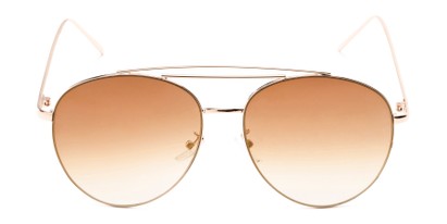Front of Harbor #3136 in Gold Frame with Gold Mirrored Gradient Lenses