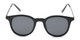 Front of Heritage #16040 in Black/Grey Frame with Grey Lenses