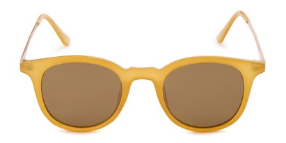 Front of Heritage #16040 in Yellow/Gold Frame with Amber Lenses