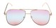 Front of Juno #3134 in Gold Frame with Purple/Blue/Pink Gradient Lenses