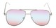 Front of Juno #3134 in Silver Frame with Purple/Blue/Pink Gradient Lenses