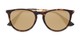 Folded of Kent #54096  in Tortoise Frame with Gold Mirrored Lenses