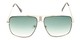 Front of Maple #2124 in Gold/Black Frame with Green Gradient Lenses
