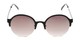 Front of Margot #3833 in Black Frame with Smoke Mirrored Lenses