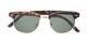 Folded of North Cape #5311 in Matte Tortoise Frame with Green Lenses