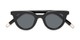 Folded of Paige #1624 in Black Frame with Grey Lenses