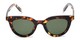 Front of Paige #1624 in Tortoise Frame with Green Lenses
