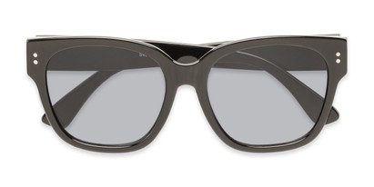 Folded of Patio #5485 in Glossy Black Frame with Smoke Lenses