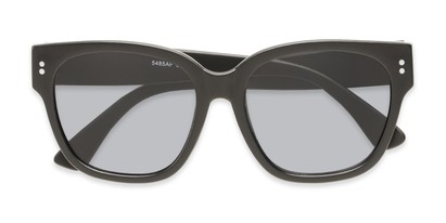 Folded of Patio #5485 in Matte Black Frame with Smoke Lenses