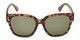 Front of Patio #5485 in Matte Tortoise Frame with Green Lenses