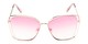 Front of Pegasus #1726 in Gold Frame with Pink Gradient Lenses