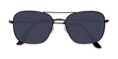 Folded of Russell #6235 in Black Frame with Grey Lenses