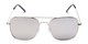 Front of Russell #6235 in Silver Frame with Silver Mirrored Lenses