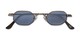 Folded of 1991 by Foster Grant in Gunmetal Frame with Blue Lenses
