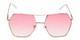 Front of Alice in Gold Frame with Pink Gradient Lenses