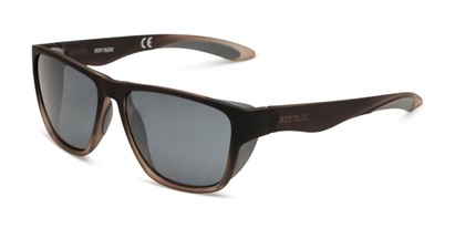 Angle of Brosef by Body Glove in Grey Fade Frame with Smoke Lenses, Men's Square Sunglasses