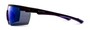 Side of BGPC 2102 by Body Glove in Black Frame with Blue/Purple Mirrored Lenses