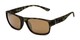 Angle of BGSPT 2002 by Body Glove in Dark Green/Brown Tortoise Frame with Brown Lenses, Men's Rectangle Sunglasses