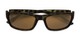Folded of BGSPT 2002 by Body Glove in Dark Green/Brown Tortoise Frame with Brown Lenses