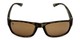 Front of BGSPT 2002 by Body Glove in Dark Green/Brown Tortoise Frame with Brown Lenses