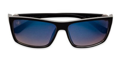 Folded of BGSPT 2016 by Body Glove in Black/Silver Frame with Blue Mirrored Lenses