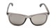 Front of BGSPT 2023 by Body Glove in Crystal Grey Frame with Silver Mirrored Lenses