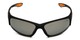 Front of Strong by IRONMAN Triathlon in Matte Black Frame with Silver Lenses