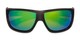 Front of George by Scin in Grey Frame with Green Mirrored Lenses