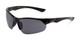 Angle of Grable in Black Frame with Smoke Lenses, Men's Sport & Wrap-Around Sunglasses