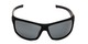 Front of Huntington Beach by Body Glove in Matte Black Frame with Smoke Mirrored Lenses