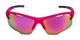 Front of IF 1802 by IRONMAN Triathlon in Neon Pink Frame with Pink Mirrored Lenses