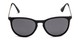 Front of Marco in Matte Black/Silver Frame with Smoke Lenses