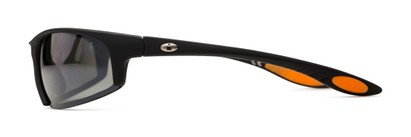 Side of Strong by IRONMAN Triathlon in Matte Black Frame with Silver Lenses