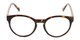 Front of Vincent in Glossy Tortoise Frame with Clear Lenses