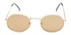 Front of Sammy #5145 in Gold Frame with Gold Mirrored Lenses