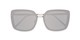 Folded of Solstice #4041 in Silver Frame with Silver Mirrored Lenses